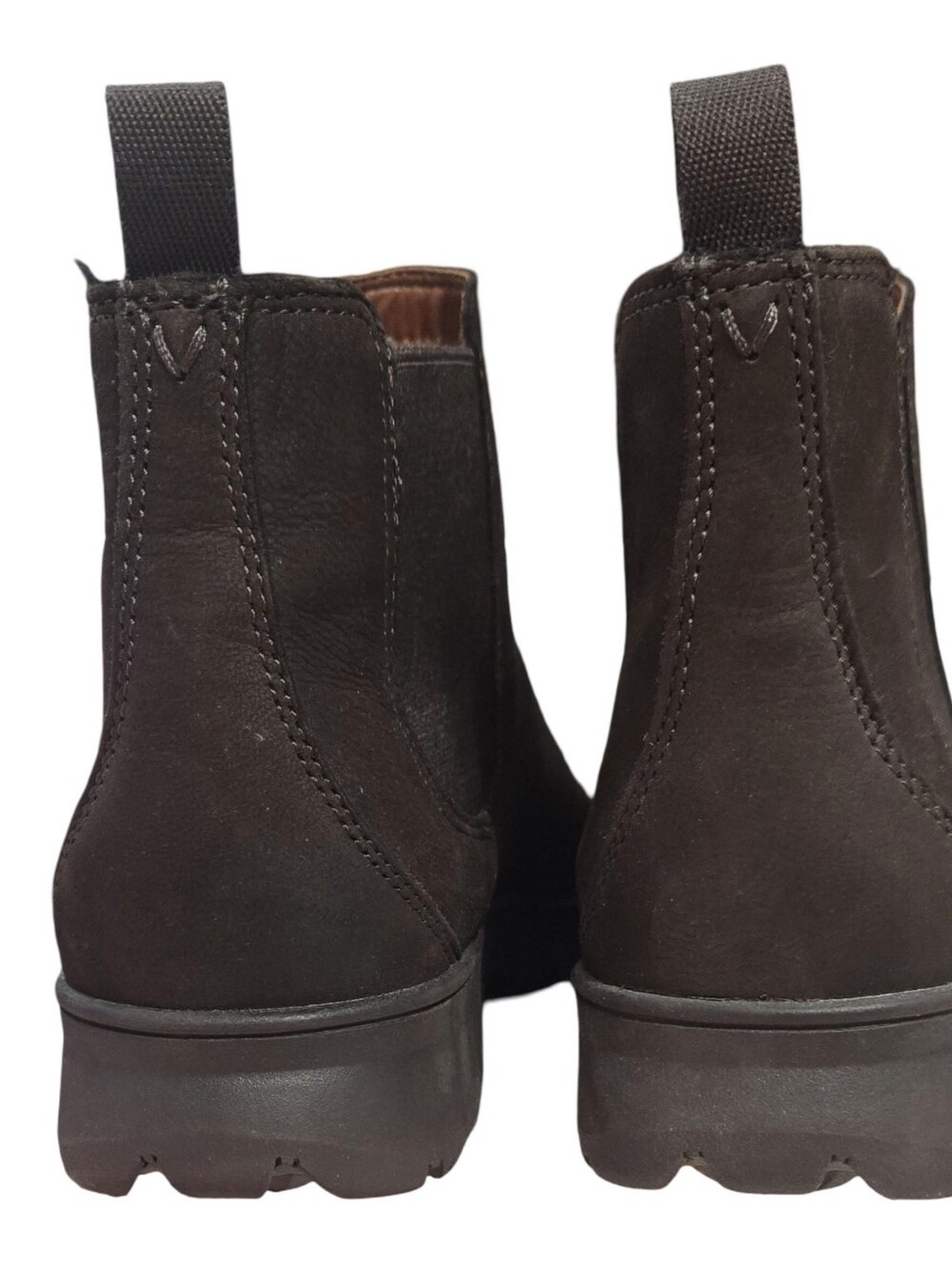 Vionic Brown Chelsea Slip-On Ankle Boots Suede Water Resistant Walking Casual - Picture 4 of 9